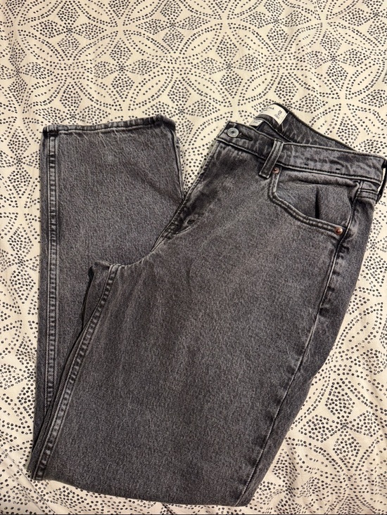 Abercrombie & Fitch Denim - Abercrombie & Fitch The 90s Strait Mid-Rise Jeans